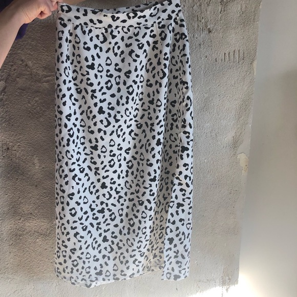 Cheetah print midi skirt - Picture 3 of 4
